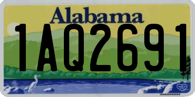 AL license plate 1AQ2691