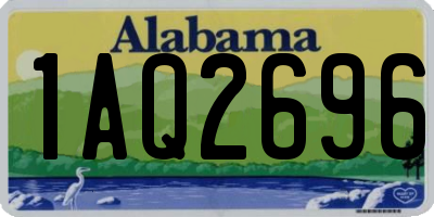 AL license plate 1AQ2696