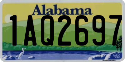 AL license plate 1AQ2697