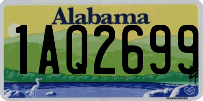 AL license plate 1AQ2699