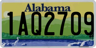 AL license plate 1AQ2709
