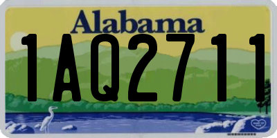 AL license plate 1AQ2711