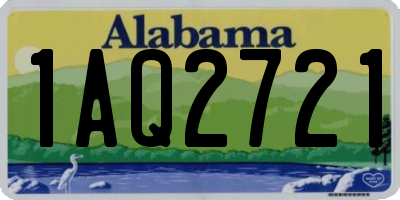 AL license plate 1AQ2721