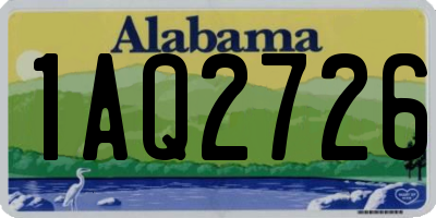 AL license plate 1AQ2726