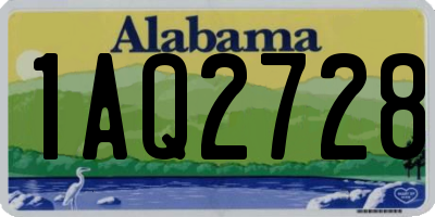 AL license plate 1AQ2728