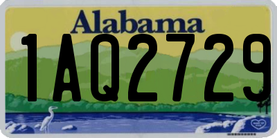 AL license plate 1AQ2729