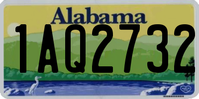 AL license plate 1AQ2732