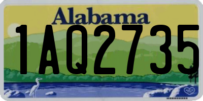 AL license plate 1AQ2735