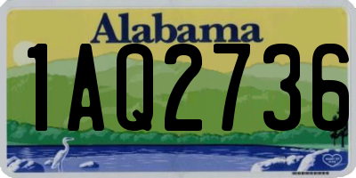 AL license plate 1AQ2736