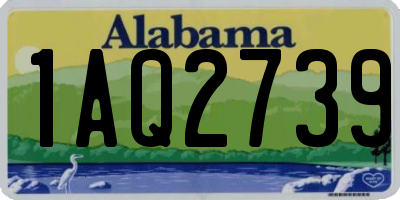 AL license plate 1AQ2739