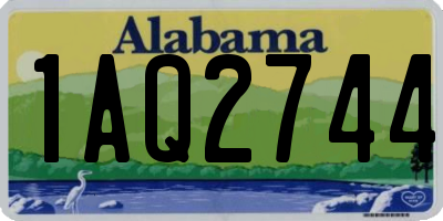 AL license plate 1AQ2744