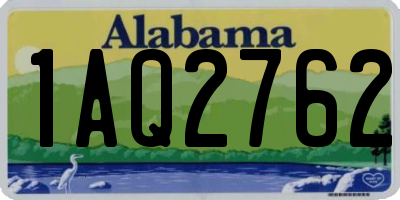 AL license plate 1AQ2762