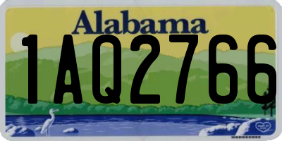 AL license plate 1AQ2766