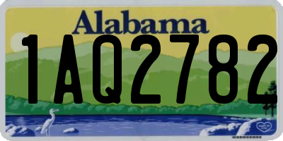 AL license plate 1AQ2782