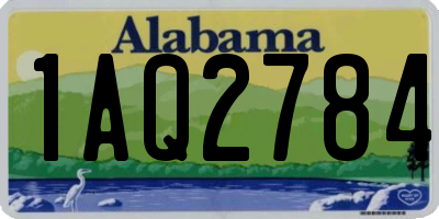 AL license plate 1AQ2784