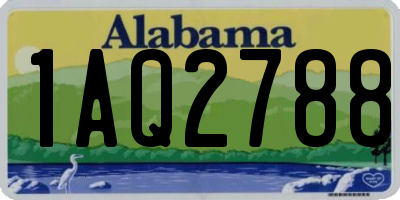 AL license plate 1AQ2788