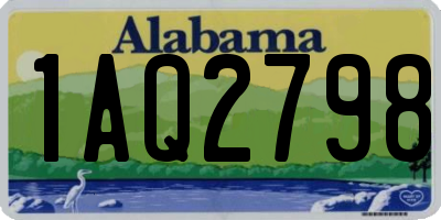 AL license plate 1AQ2798