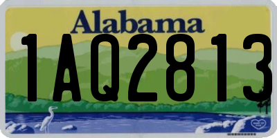 AL license plate 1AQ2813