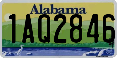 AL license plate 1AQ2846