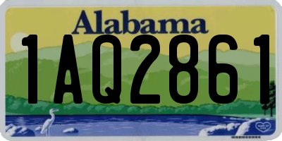 AL license plate 1AQ2861