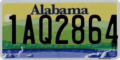 AL license plate 1AQ2864