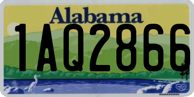 AL license plate 1AQ2866