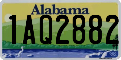 AL license plate 1AQ2882