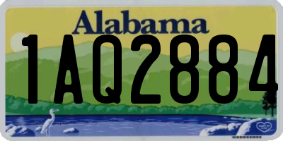 AL license plate 1AQ2884