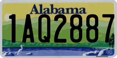 AL license plate 1AQ2887
