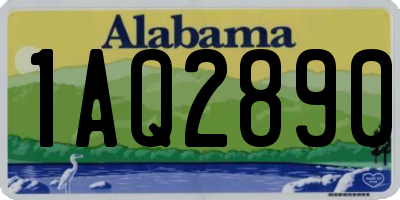 AL license plate 1AQ2890