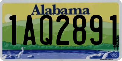 AL license plate 1AQ2891