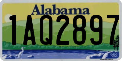 AL license plate 1AQ2897