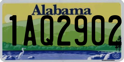 AL license plate 1AQ2902