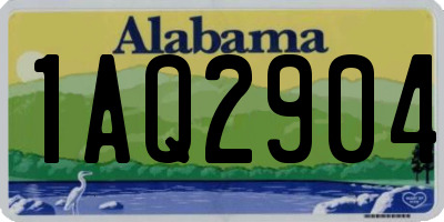 AL license plate 1AQ2904