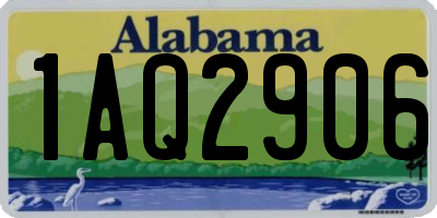 AL license plate 1AQ2906