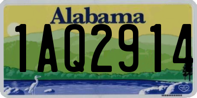 AL license plate 1AQ2914