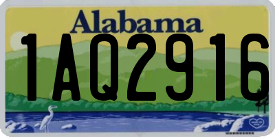 AL license plate 1AQ2916