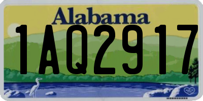 AL license plate 1AQ2917