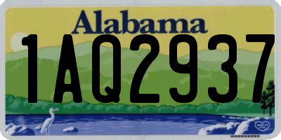 AL license plate 1AQ2937