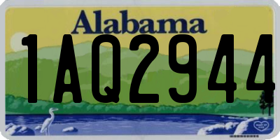 AL license plate 1AQ2944