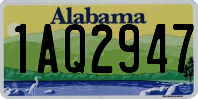AL license plate 1AQ2947