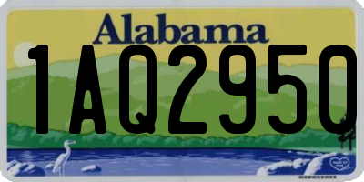 AL license plate 1AQ2950
