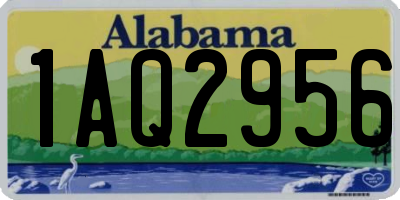 AL license plate 1AQ2956