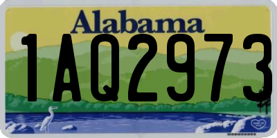 AL license plate 1AQ2973