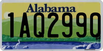AL license plate 1AQ2990