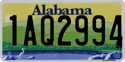 AL license plate 1AQ2994