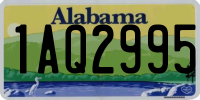 AL license plate 1AQ2995