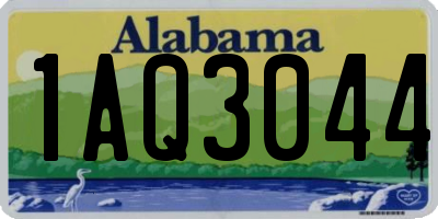 AL license plate 1AQ3044