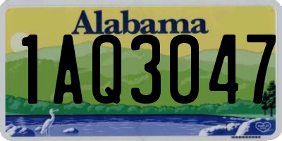 AL license plate 1AQ3047