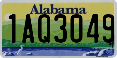 AL license plate 1AQ3049